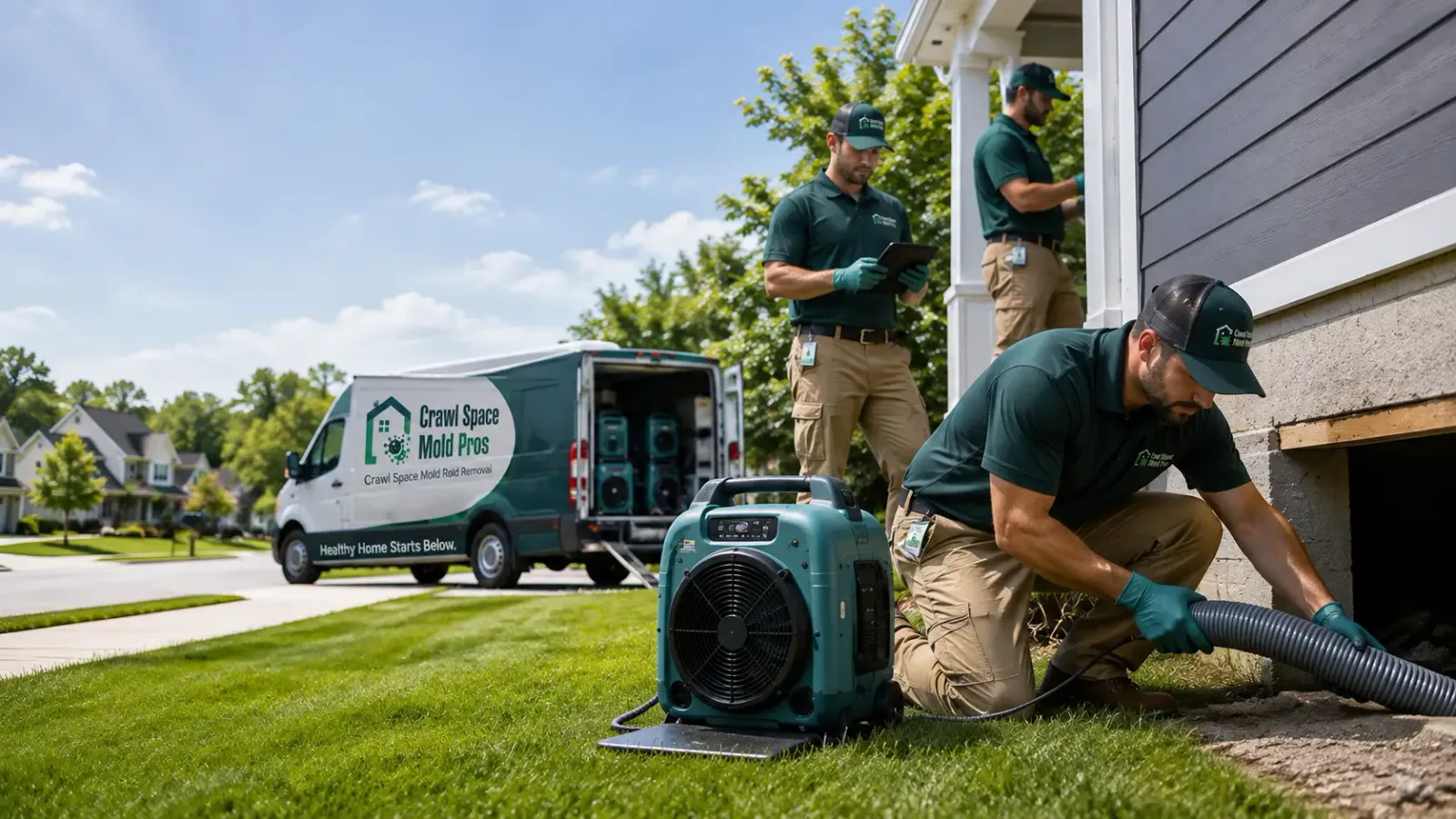 Crawl Space Mold Removal in Manhattan, IL